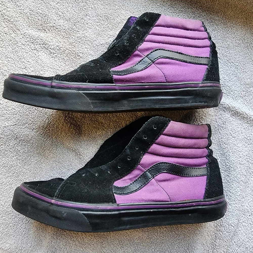 Vintage Purple Vans Hightops US 11
